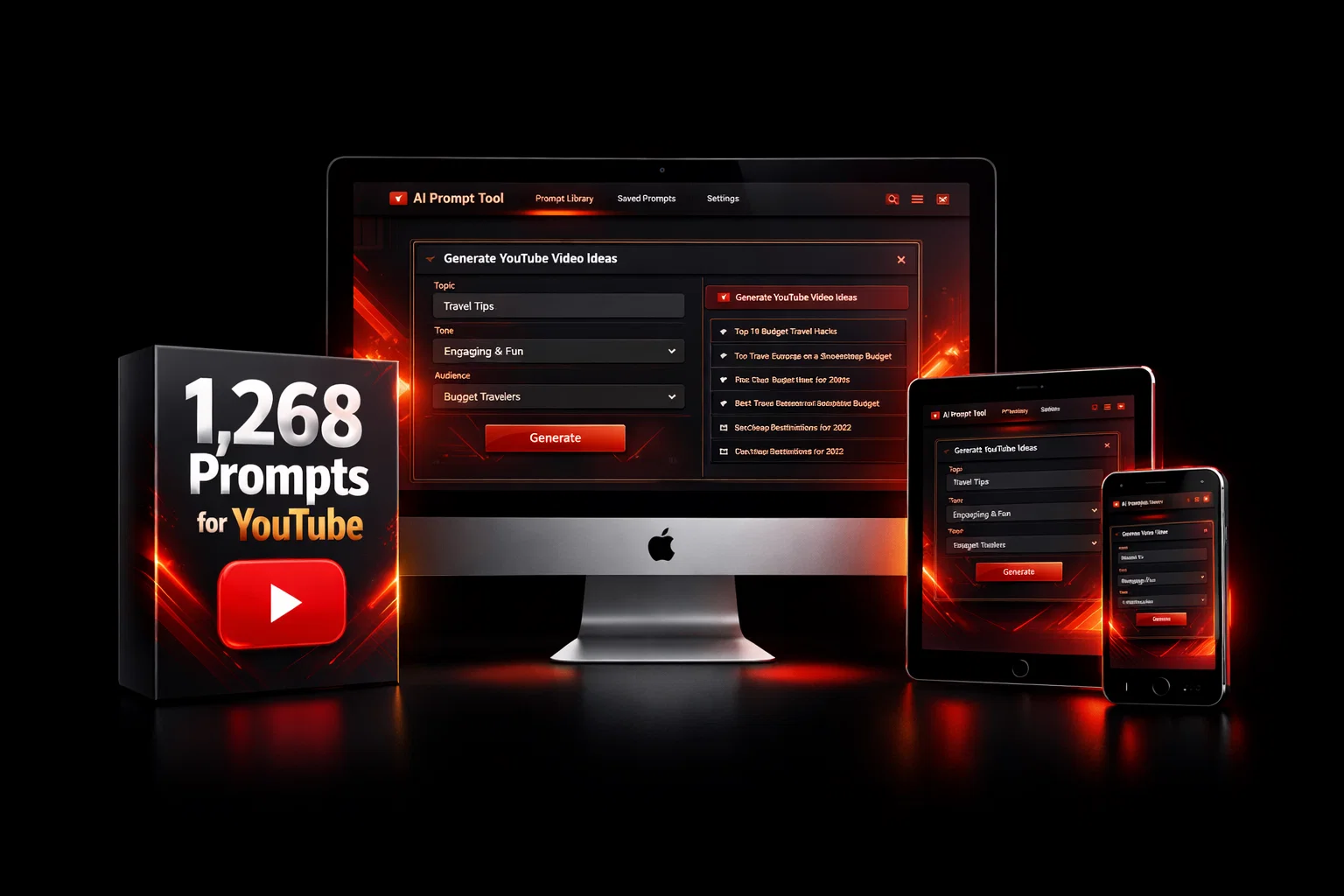 1268 ChatGPT Prompts for YouTube Creators